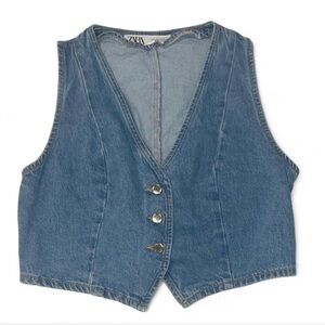 Zara Denim Vest
